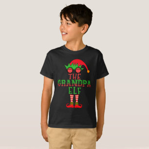 Camiseta A Família do Avô Elfo de Pijama de Natal Combinand