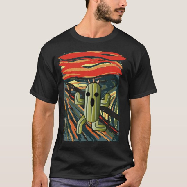 Camiseta A família do grito cactilion (Frente)