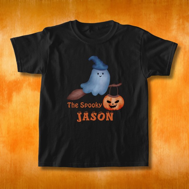 Camiseta A Família do Halloween Pequena e Maluca que Combin (Criador carregado)