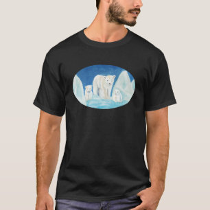 Camiseta A família do Urso Polar