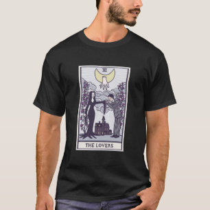 Camiseta A família dos amantes tarot Addams