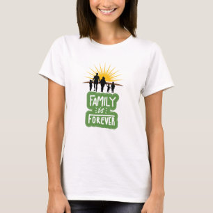Camiseta a família é eterna