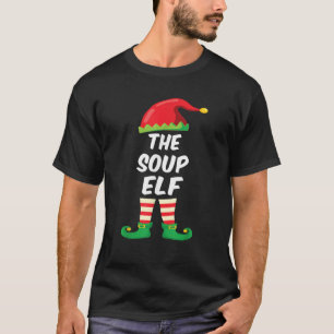 Camiseta A Família Elf da Sopa Correspondendo Engraçada Cos