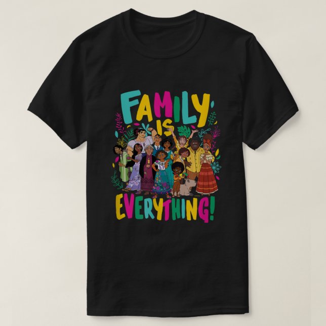Camiseta A Família Encanto É Tudo  (Frente do Design)