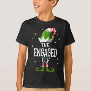 Camiseta A Família Envolvida do Elf Correspondendo ao Natal