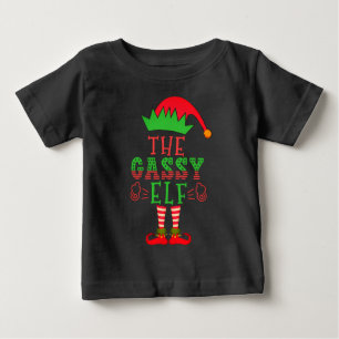 Camiseta A Família Gassy Elf Correspondendo ao Natal Pajam