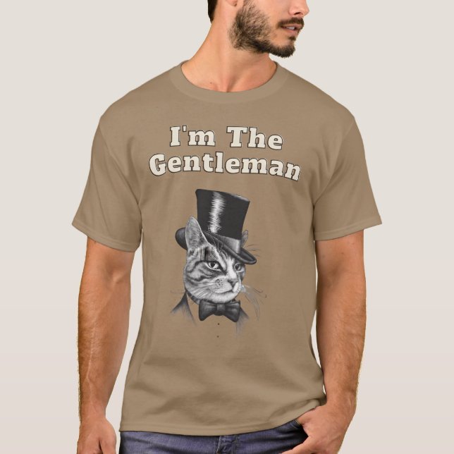 Camiseta A família Gentleman Cat (Frente)