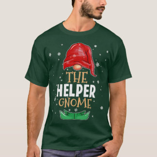 Camiseta A Família Gnomo do Auxiliar Correspondendo às roup