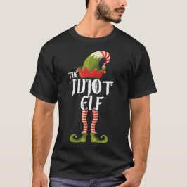 Camiseta a família idiota do elf que combina com o natal