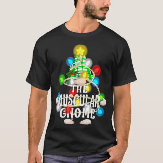 Camiseta A Família Muscular de Natal Gnomo