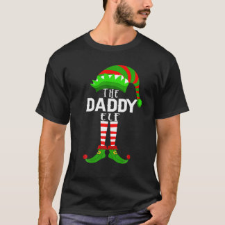 Camiseta A Família Pajama Xmas, Pai Elf, Me Criança