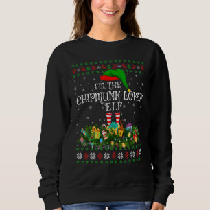 Camiseta A família que combina feia, sou o Chipmunk Elf Chr
