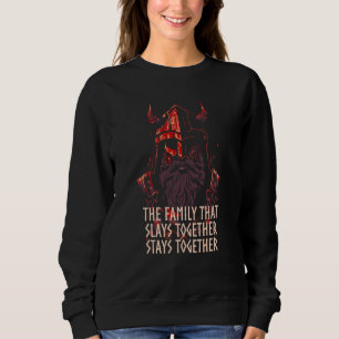 Camiseta A Família Que Mata Juntas Viking Norueguês Não