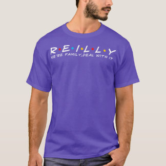 Camiseta A família Reilly Surname Reilly Sobrenome