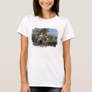 Camiseta A família santamente com SS. John, Elizabeth e o 