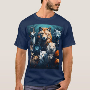 Camiseta a família selvagem