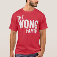A família Wong Wong Surname Wong Sobrenome 1