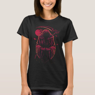 Camiseta A fantasia do ocultismo gótico do diabo para o hor
