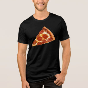 Camiseta A fatia clássica de pizza de pepperoni SlipperyJoe
