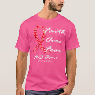 Camiseta A Fé de Consciência ALS sobre o Medo nesta Família