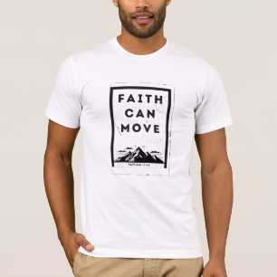 Camiseta A Fé Pode Mover Montanha