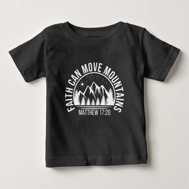 Camiseta A fé pode mover montanhas (Frente)