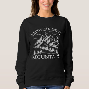 Camiseta A Fé Pode Mover Montanhas Jesus Bíblia Cristã