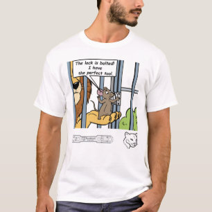 Camiseta A fechadura está aparafusada! Eu tenho a ferrament