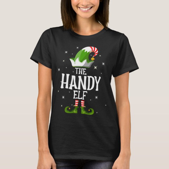 Camiseta A Felícia Família Elf Correspondendo ao Natal (Frente)