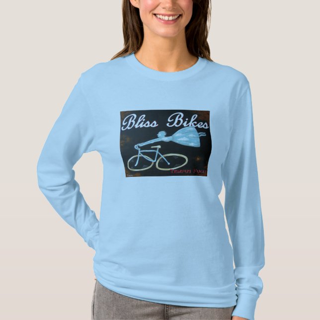Camiseta A felicidade Bikes o T (Frente)