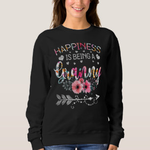 Camiseta A Felicidade Dia de as mães Da Avó Está Sendo Uma
