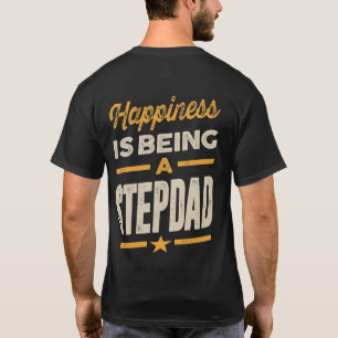 Camiseta A felicidade dos Mens é ser pai - pai avô