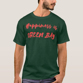 Camiseta A felicidade é a baía Verde