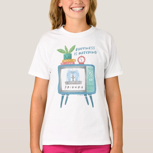 Camiseta A felicidade é assistir FRIENDS™ (Frente)