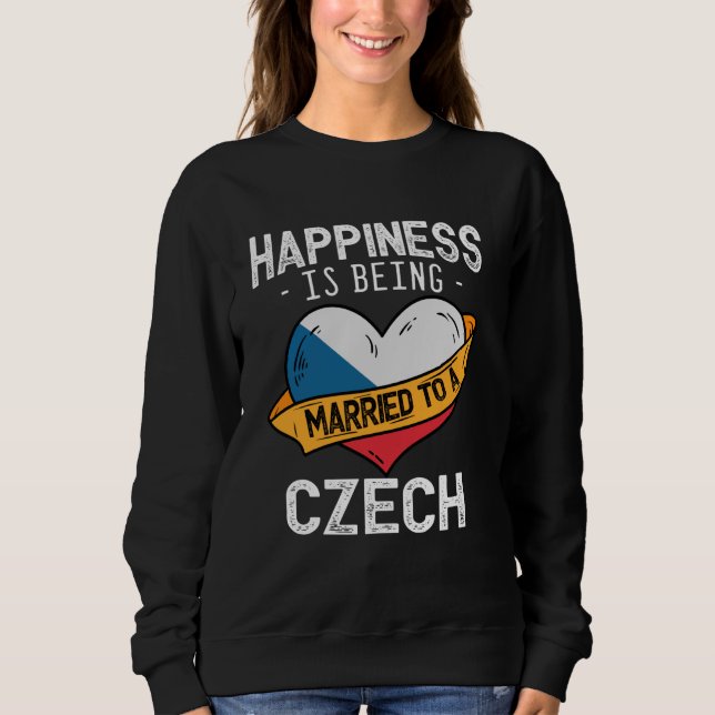 Camiseta A Felicidade É Casada Com Um Marido De Esposa Chec (Frente)