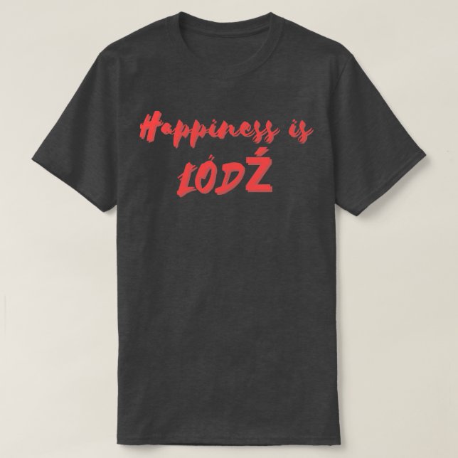 Camiseta A felicidade é d (Frente do Design)