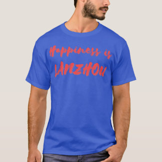 Camiseta A felicidade é Lanzhou