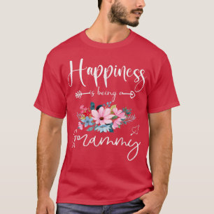 Camiseta A Felicidade É Ser Um Dia de as mães Flamental De