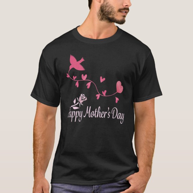 Camiseta A Felicidade É Um Dia de as mães Lola Cute (Frente)