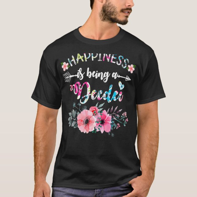 Camiseta A Felicidade É Um Dia de as mães Profundo 2 (Frente)