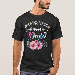 Camiseta A Felicidade É Um Dia de as mães Profundo 2