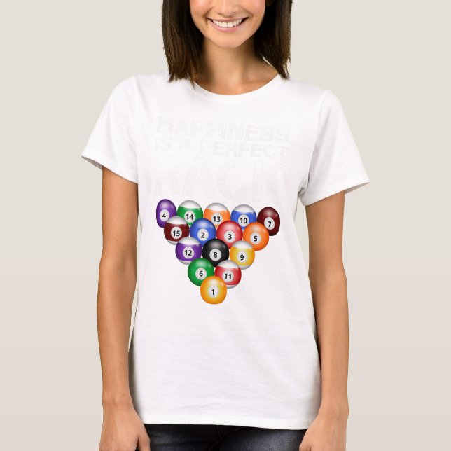Camiseta A Felicidade É Um Rack Perfeito E Um Rack Perfeito (Frente)