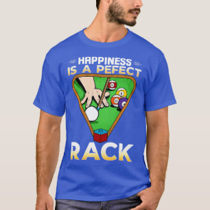 Camiseta A Felicidade É Um Rack Perfeito Que Eu Piscina Bil