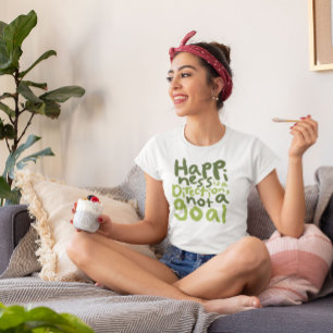 Camiseta A felicidade é uma direção