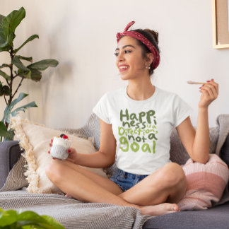 Camiseta A felicidade é uma direção