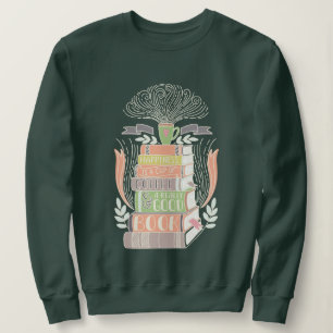 Camiseta "A felicidade é uma xícara de café e um bom liv