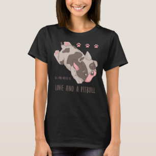 Camiseta A Felicidade Está A Ser Amada Por Um Touro De Pit