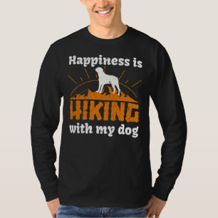 Camiseta A Felicidade Está Caminhando Com Meu Rottweiler