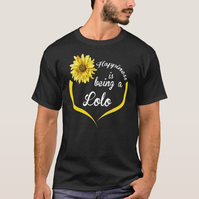 Camiseta A Felicidade Lolo Está Sendo Um Lolo (Frente)