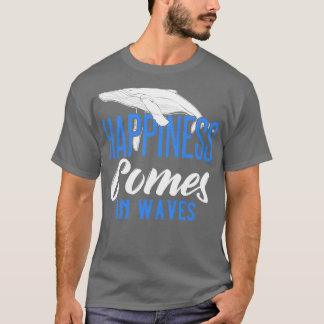 CAMISETA A FELICIDADE VEM EM ONDAS